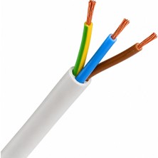 Ledarmy Elektrik Kablosu 3x1.5 mm TTR Kablo 1m Bakır İletkenli Yüksek Performans