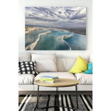Kazan Hobi Postermanya (PSTER18230) Pamukkale Manzara Kanvas Tablo 2 50 x 70