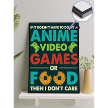 Kazan Hobi Postermanya (PSTER229) Games Food Motto Manga Anime Çerçeveli Tablo - Çerçeveli Poster 21 x 30