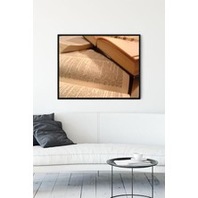Kazan Hobi Postermanya (PSTER11715) Sanatsal Kitap Çerçeveli Tablo 2 (50X70CM)