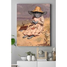 Kazan Hobi Postermanya (PSTER16012) Fare Hanım Sanatsal Kanvas Tablo 40 x 60