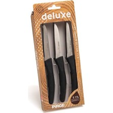 Kazan Hobi Pirge Deluxe Meyve Bıçağı Seti 9 cm (6'lı)