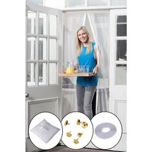 Renas Store Mıknatıslı Kapı Sinekliği Tül Perde 105 x 205 cm