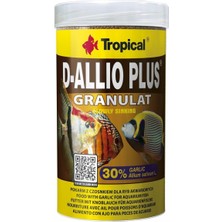 Kazan Hobi Tropical D-Allio Plusgranulat Discus Balıklar Için Sarımsaklıgranül Balık Yemi 100 ml 60GR