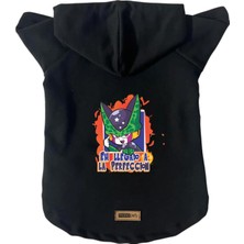 Kazan Hobi Monopetz Kapişonlu Polar Sweatshirt Köpek ve Kedi Kıyafeti & Elbisesi Siyah Dbz 05 S