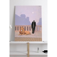 Kazan Hobi Postermanya (PSTER18904) Homesickness - Rene Magritte Sanatsal Kanvas Tablo 50 x 70