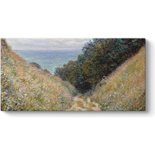 Kazan Hobi Claude Monet - Road At La Cave Tablosu 80 x 40