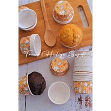 Kazan Hobi Cupcake Muffin Kalıbı, Kek Kapsülü, Tavşan Desenli 50'li