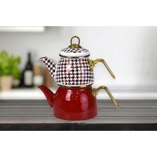 Kazan Hobi Pr Home Forte Red Mini Model Emaye Çaydanlık