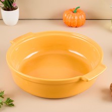 Kazan Hobi Aryıldız Elissa Kapaklı Karnıyarık Fırın Kabı Sarı 29 cm