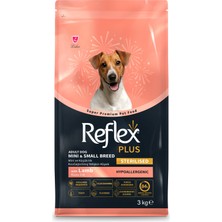 Reflex Plus Kuzu Etli Mini Irk Kısırlaştırılmış Yetişkin Köpek Maması 3 kg