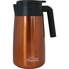 Kazan Hobi Any Morning 1.2 L Paslanmaz Çelik Termos, Sızdırmaz Kapaklı Geniş Ağızlı Bakır Renkli SI232250