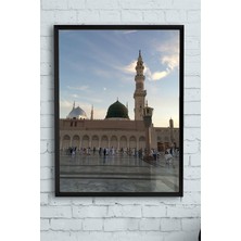 Kazan Hobi Postermanya (PSTER12215) Mescidi Nebevi Çerçeveli Tablo (21X30CM)
