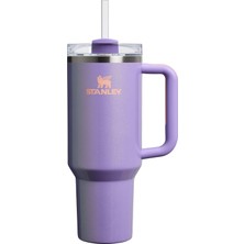 Kazan Hobi Stanley Quencher Pipetli Termos Bardak, 1.18 Litre, Parlak Lila (Periwinkle Shimmer)