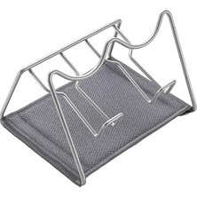Kazan Hobi Metaltex Sodatex 2 - Çift Şişe Rafı. Gri Renkte Polytherm Kaplama. Boyutlar: 21X17X14 cm