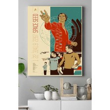 Kazan Hobi Postermanya (PSTER17955) Space Speed Art Sanatsal Kanvas Tablo 21 x 30