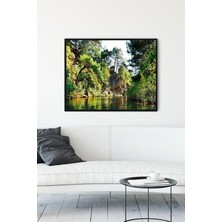 Kazan Hobi Postermanya (PSTER13708) Hasanboğuldu Manzara Çerçeveli Tablo (40X50CM)