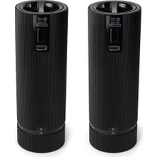 Kazan Hobi Peugeot Night Duo Elektrikli Karabiber ve Tuz Değirmeni Mat Siyah 18 cm