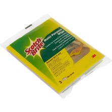 Kazan Hobi Scotch-Brite Genel Kullanım Amaçlı Renkli Bez 3 Adet (Sarı/pembe/mavi)