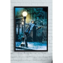 Kazan Hobi Postermanya (PSTER13290) Singin In The Rain Film Afişi Çerçeveli Tablo 2 (21X30CM)