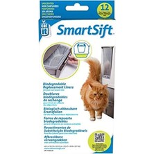 Kazan Hobi Catit Catit Smart Sift Kedi Tuvaleti Için Biyolojik Olarak Çözünebilir Altlıklar, 40 x 25 x 22 Cm, 12'li Paket