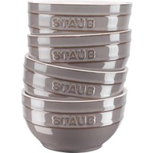 Kazan Hobi Staub, Kase 14 cm Set, 4'lü, Yuvarlak, Ceramic By Staub