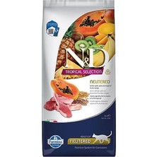 Kazan Hobi Nd N&d Tropical Selection Kuzu Etli ve Tropikal Meyveli Kısırlaştırılmış Kedi Maması 10 kg