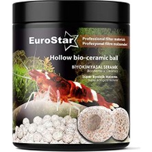 Kazan Hobi Eurostar Hollow Bio Balls Biolojik Filtre Malzemesi 1lt 815GR
