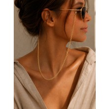 Adam & Eve Fashion Adam&eve Fashion Gold Unisex Gözlük Zinciri Free Size