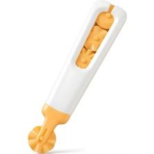 Kazan Hobi Hamur Kesici, 4 Farklı Değiştirilebilir Başlık ile Farklı Hamur Desenleri, Kolay Temizlenebilir Tasarım, Ev Ofis Restoran Kullanımına Uygun Hamur Kurabiye Börek Pasta Kesici Mutfak Aparatı