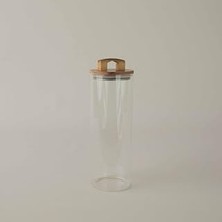 Kazan Hobi Linens Handle Cam-Akasya Kapak 10X10X30 cm Kavanoz