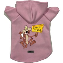 Kazan Hobi Kapişonlu Polar Sweatshirt Köpek ve Kedi Kıyafeti & Elbisesi Pembe Coiote Xl