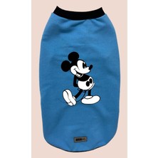 Kazan Hobi Yeni Sezon Köpek ve Kedi Kıyafeti - Mavi Mickey Mouse L Beden