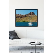 Kazan Hobi Postermanya (PSTER10602) Datça Manzara Çerçeveli Tablo (21X30CM)