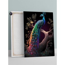 Kazan Hobi Postermanya (PSTER1829) Tavus Kuşu Ihtişamı Hayvan Kanvas Tablo 30 x 40