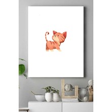 Kazan Hobi Postermanya (PSTER16543) Kedi Çocuk Odası Kanvas Tablo 3 21 x 30