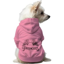 Kazan Hobi Mpz Pets Kedi ve Köpek Kıyafeti & Elbisesi Pembe Hoodie Prenses S