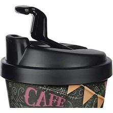 Kazan Hobi Titiz Motto Termo Bardak (400 Ml) - Çift Katmanlı Isı Koruyucu ve Sızdırmaz Kapaklı Kahve Bardağı