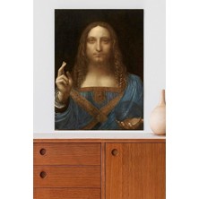 Kazan Hobi Postermanya (PSTER20163) Salvator Mundi - Vinci Sanatsal Poster 30 x 40