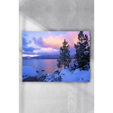 Kazan Hobi Postermanya (PSTER6594) Kış Kar Manzara Poster (40X60CM)