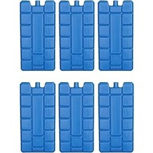 Kazan Hobi Buz Aküsü Extra Soğutma Özellikli Sıvılı 400 ml Kaset Termos Buz Aküsü 60 Saat Koruma 6 Adet