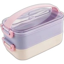 Kazan Hobi Vagonlife Içi Çelik Saklama Kabı 1400 ml XC-462 Mor