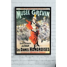 Kazan Hobi Postermanya (PSTER12790) Musee Grevin Vintage Çerçeveli Tablo (30 x 40CM)