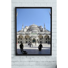 Kazan Hobi Postermanya (PSTER13429) Sultan Ahmet Camii Çerçeveli Tablo 3 (40X50CM)