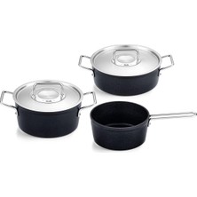 Kazan Hobi Fissler Adamant 5 Parça Tencere Seti
