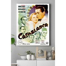 Kazan Hobi Postermanya (PSTER15500) Casablanca Film Afişi Kanvas Tablo 3 50 x 70