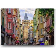 Kazan Hobi Tabloshop Galata Kulesi Kanvas Tablo - 125X80CM