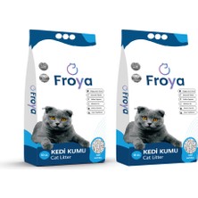 Maskot Froya Kokusuz Topaklanan 10L x 2 Bentonit Kedi Kumu