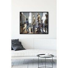 Kazan Hobi Postermanya (PSTER13348) Soygun Eğlenceli Mizahi Çerçeveli Tablo (40X50CM)
