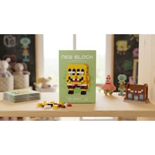 Glowilla Sünger Bob Mikro Blok LEGO Seti - Piksel Figür Oyuncak - Eğitici 3D Puzzle - Çocuk ve Yetişkin Için Dekoratif LEGO